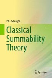 book Classical Summability Theory