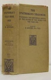 book The Statesman’s Year-Book: Statistical and Historical Annual of the States of the World for the Year 1933