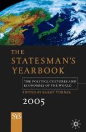 book The Statesman’s Yearbook 2005: The Politics, Cultures and Economies of the World