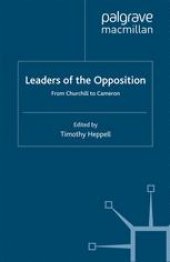 book Leaders of the Opposition: From Churchill to Cameron