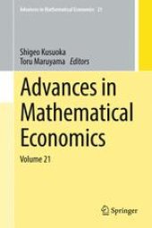 book Advances in Mathematical Economics : Volume 21