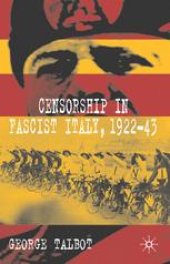 book Censorship in Fascist Italy, 1922–43