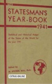 book The Statesman’s Year-Book: Statistical and Historical Annual of the States of the World for the Year 1941