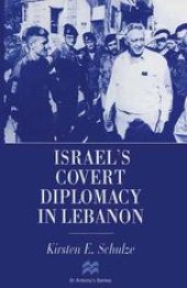 book Israel’s Covert Diplomacy in Lebanon