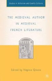 book The Medieval Author in Medieval French Literature