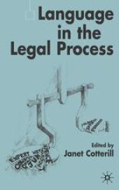 book Language in the Legal Process