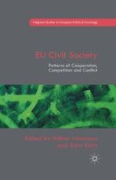 book EU Civil Society: Patterns of Cooperation, Competition and Conflict