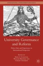 book University Governance and Reform: Policy, Fads, and Experience in International Perspective