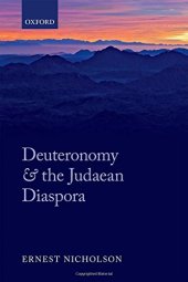 book Deuteronomy and the Judaean diaspora