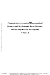 book Comprehensive accounts of pharmaceutical research and development : from discovery to late-stage process development v2