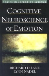 book Cognitive neuroscience of emotion