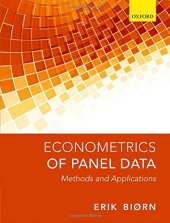 book Econometrics of panel data : methods and applications