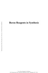 book Boron reagents in synthesis