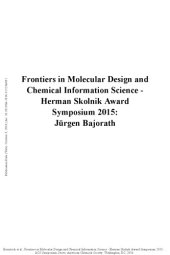 book Frontiers in molecular design and chemical information science : Herman Skolnik Award Symposium 2015 : Jürgen Bajorath [recipient]