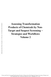 book Assessing transformation products of chemicals by non-target and suspect screening : strategies and workflows v2