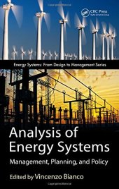 book Analysis of energy systems : management, planning, and policy