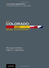 book The Colorado state constitution