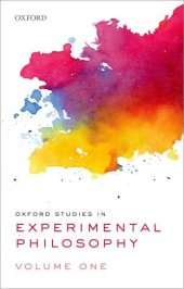 book Oxford Studies in Experimental Philosophy