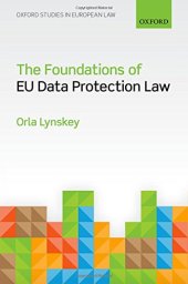 book The foundations of EU data protection law