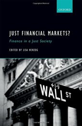 book Just financial markets? : finance in a just society