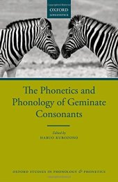 book The phonetics and phonology of geminate consonants