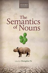 book The semantics of nouns