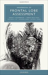 book Handbook of frontal lobe assessment