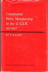 book Communist Party membership in the U.S.S.R., 1917-1967