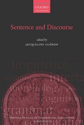 book Sentence and discourse