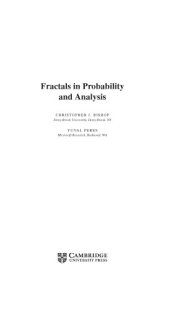 book Fractals in Probability and Analysis