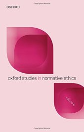 book Oxford Studies in Normative Ethics, Volume 6