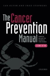 book The Cancer prevention manual : simple rules to reduce the risks