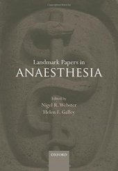 book Landmark papers in anaesthesia