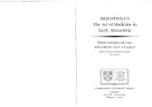 book Herophilus: The art of medicine in early Alexandria: edition, translation and essays