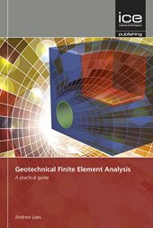 book Geotechnical Finite Element Analysis: A practical guide