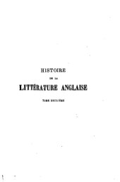 book Histoire de la littérature anglaise