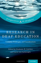 book Research in Deaf Education: Contexts, Challenges, and Considerations