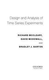 book Design and Analysis of Time Series Experiments