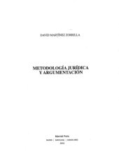 book Metodología jurídica y argumentación