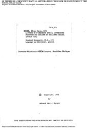 book Le thème de l’obscénité dans la littérature française des douzième et treizième siècles [thesis]