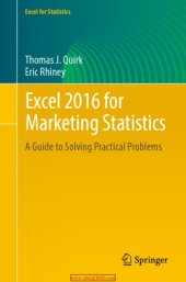 book Excel 2016 for Marketing Statistics