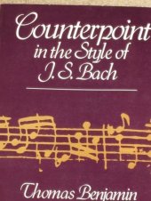 book Counterpoint in the Style of J.S. Bach