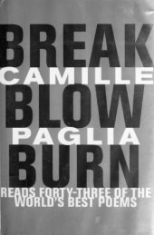 book Break, Blow, Burn