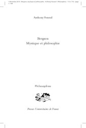 book Bergson : mystique et philosophie