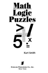 book Math Logic Puzzles