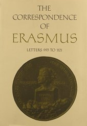 book The Correspondence of Erasmus: Letters 993 to 1121 (1519-1520)