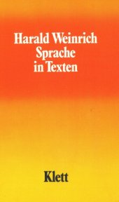 book Sprache in Texten