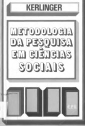 book Metodologia da pesquisa em ciencias sociais : um tratamento conceitual