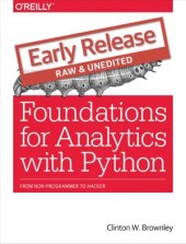 book Foundations for Analytics with Python (Early Release)