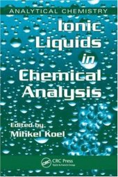 book Ionic Liquids in Chemical Analysis